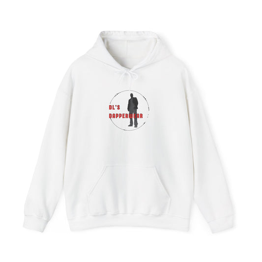 DL's Dapper Barber Hoodie — Men's Barber Shop Silhouette Sweatshirt
