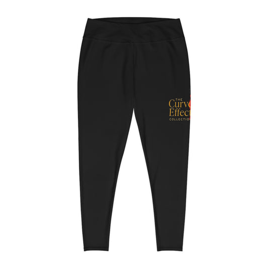 The Curve Effect Swag Shop Stylish Plus Size Leggings (AOP) for Comfort and Confidence | Curvy Fashion, Casual Wear, Exercise, Everyday Style, Gift Idea