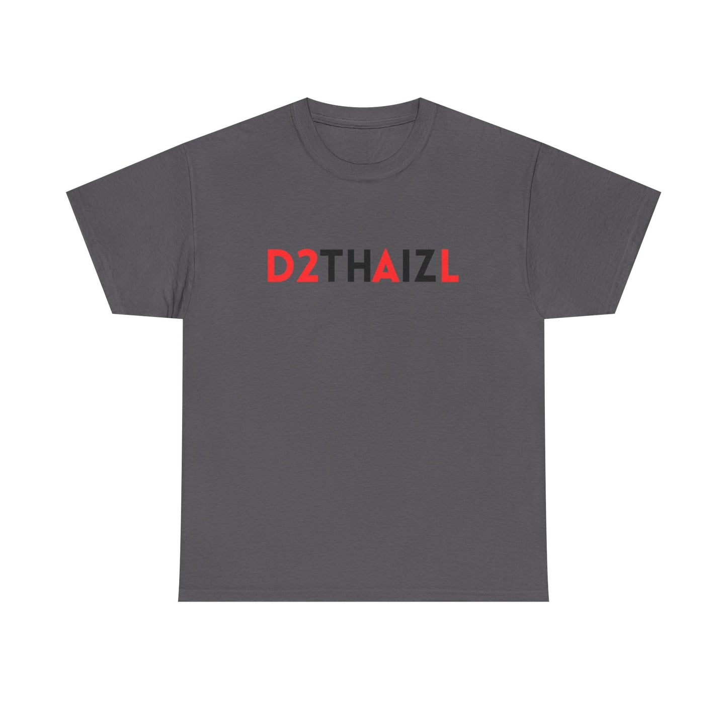 D2THAIZL Minimal Logo Tee — Graphic Logo White T-Shirt