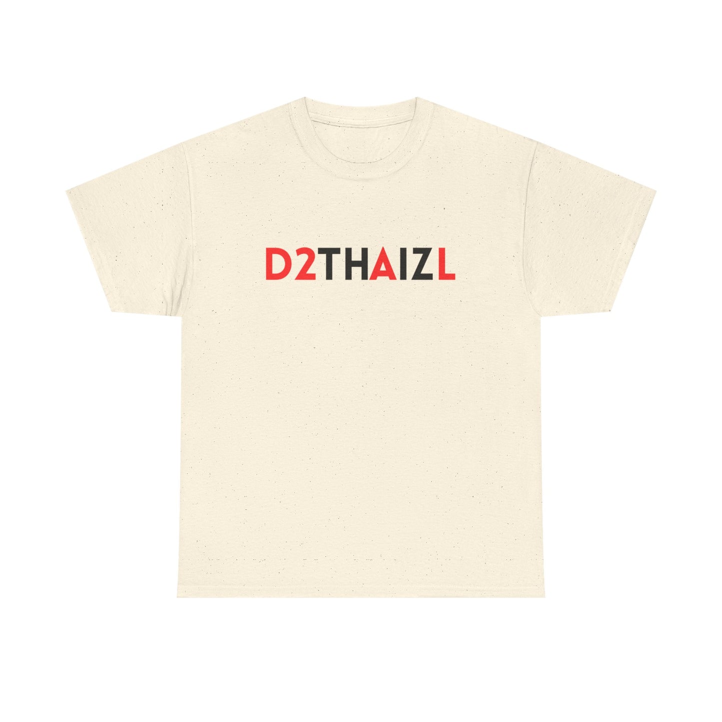 D2THAIZL Minimal Logo Tee — Graphic Logo White T-Shirt