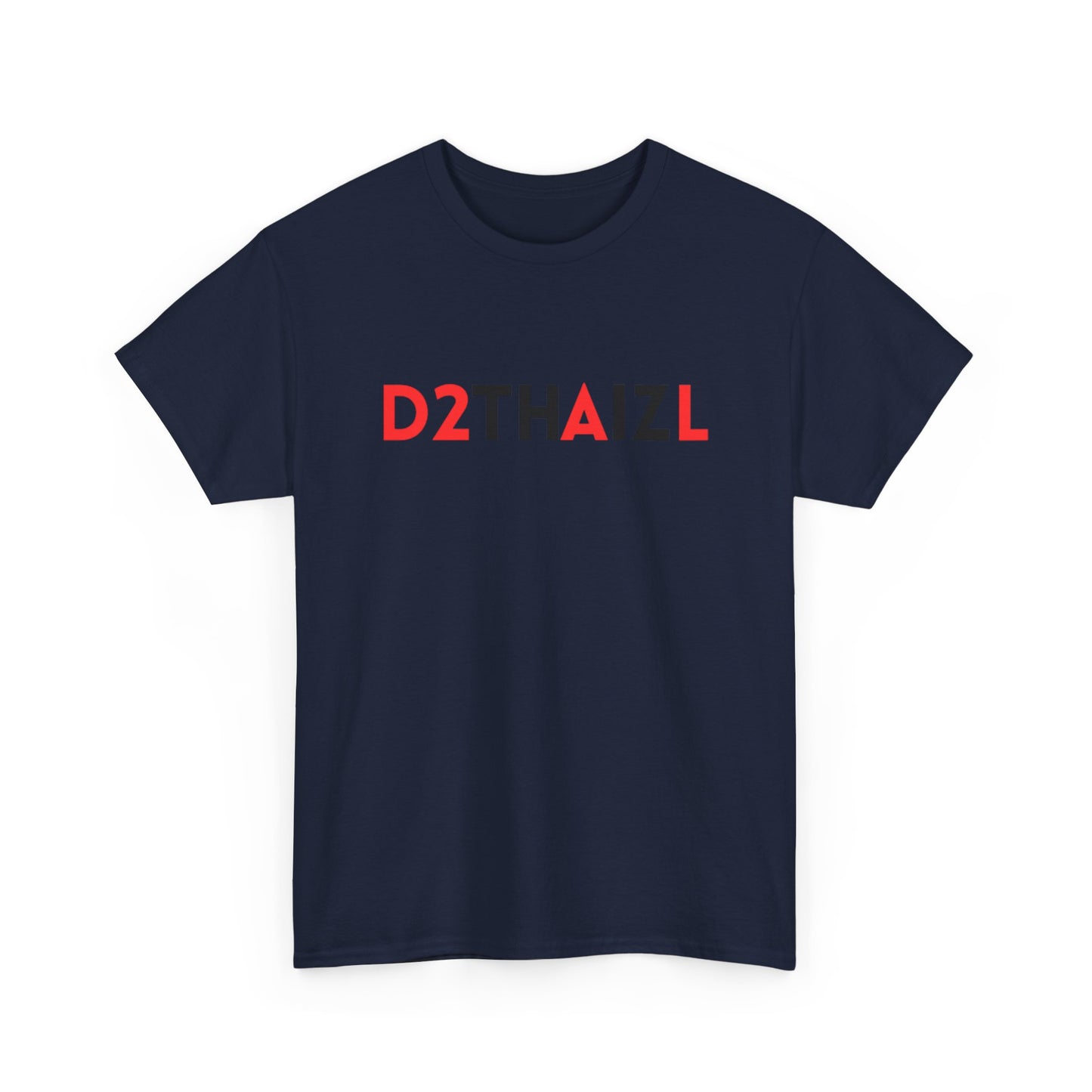 D2THAIZL Minimal Logo Tee — Graphic Logo White T-Shirt