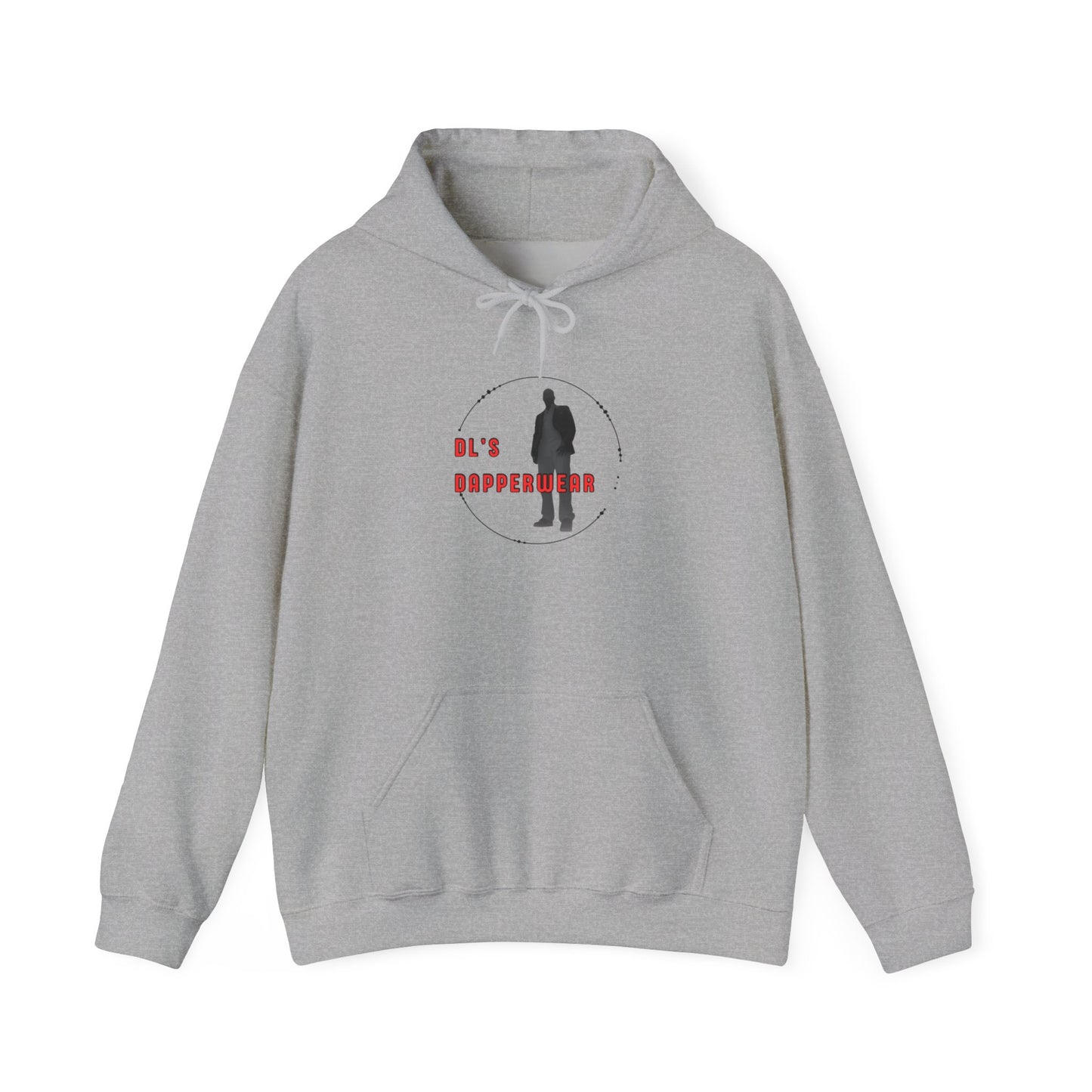 DL's Dapper Barber Hoodie — Men's Barber Shop Silhouette Sweatshirt