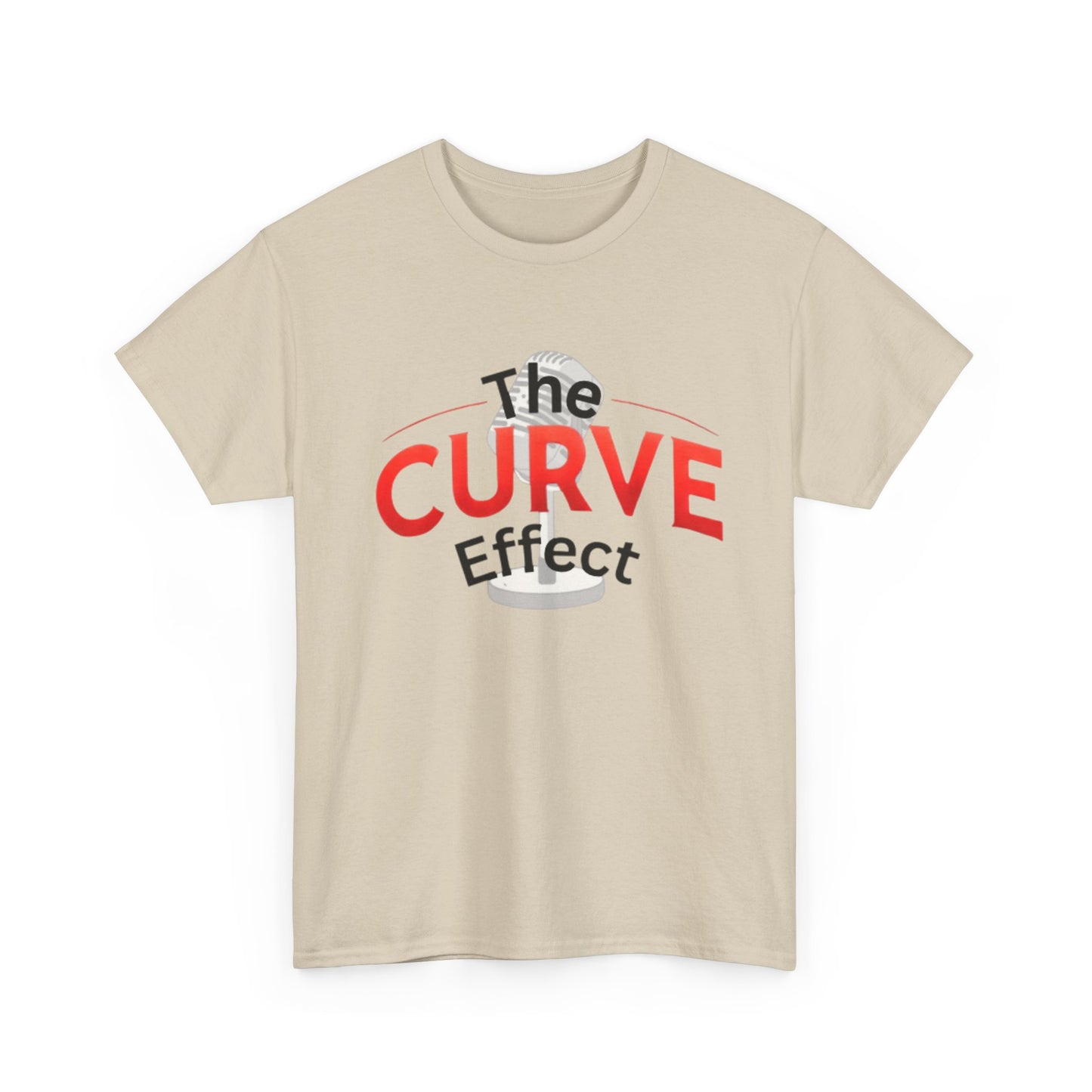 The Curve Effect Unisex Tee | Fun Graphic Shirt | Casual Wear, Gift for Friends, Music Lovers, Unique Style, Everyday Comfort