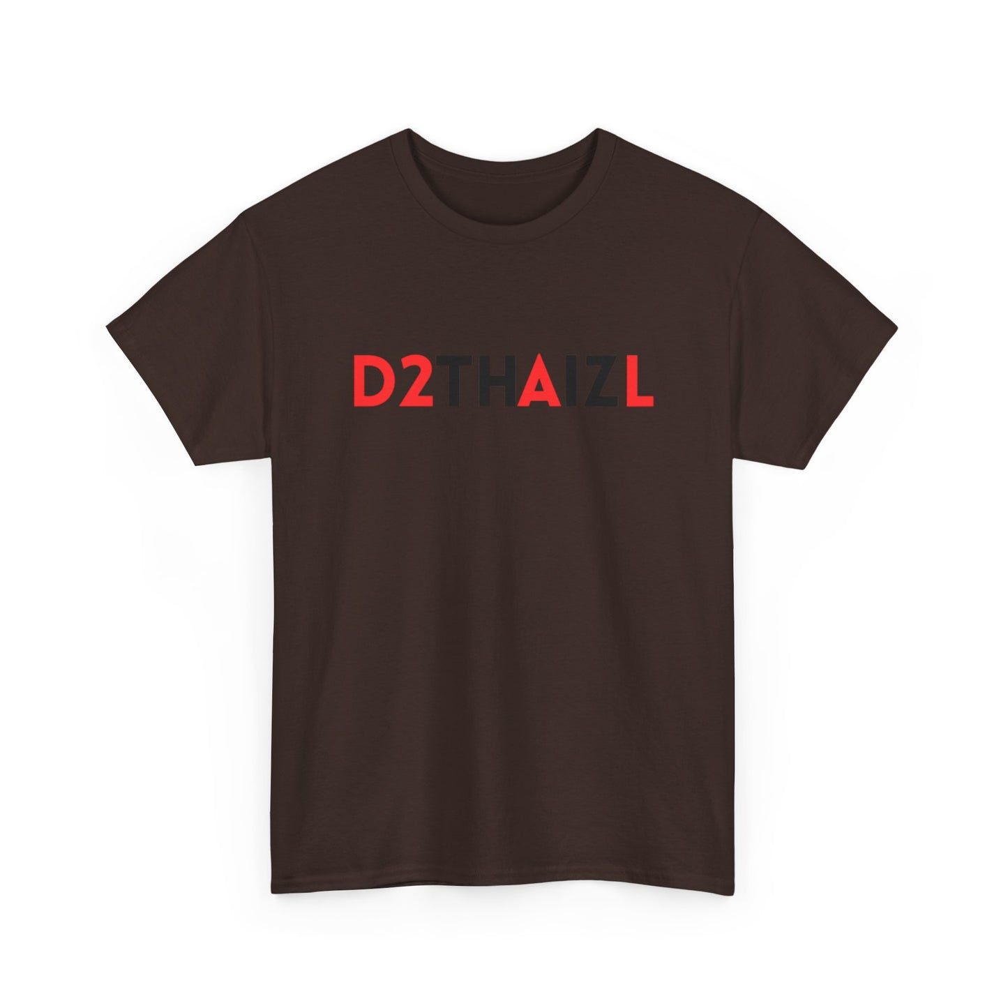 D2THAIZL Minimal Logo Tee — Graphic Logo White T-Shirt