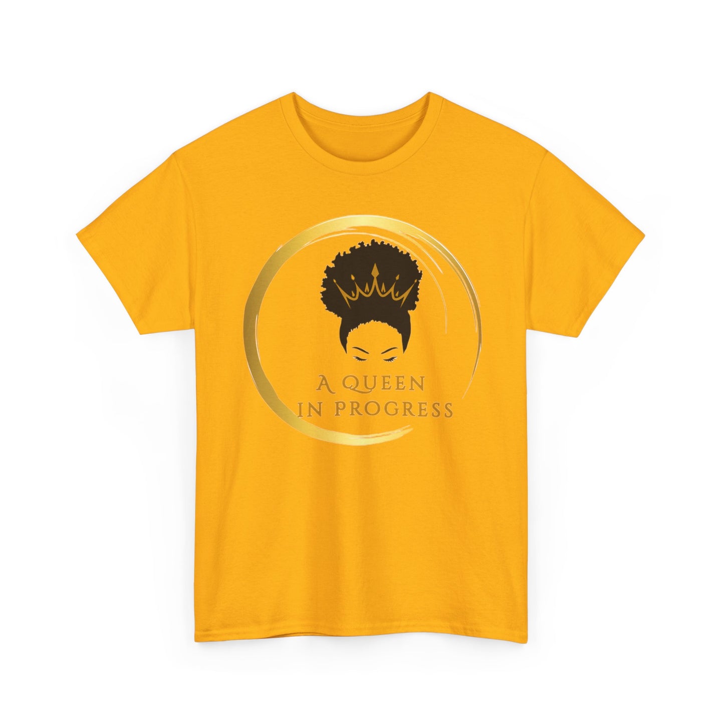 Empowering Queen Tee - A Queen in Progress, Inspirational Shirt, Gift for Her, Motivational Apparel, Birthday Gift, Self-Love Fashion