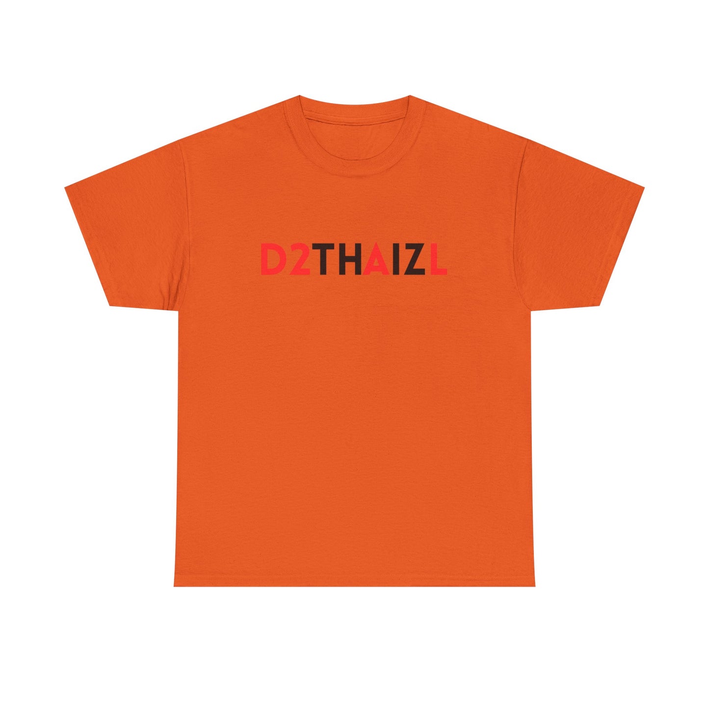 D2THAIZL Minimal Logo Tee — Graphic Logo White T-Shirt