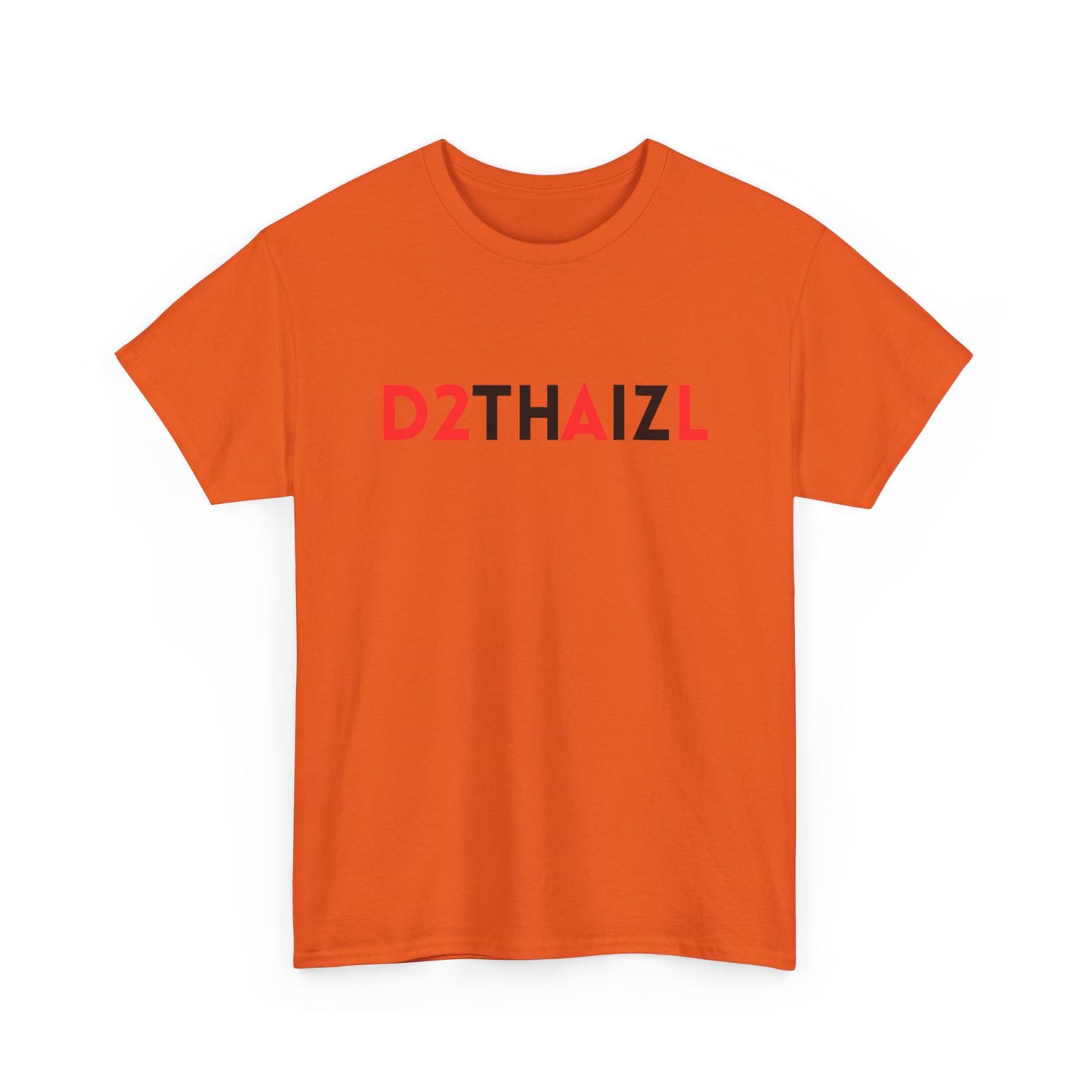 D2THAIZL Minimal Logo Tee — Graphic Logo White T-Shirt