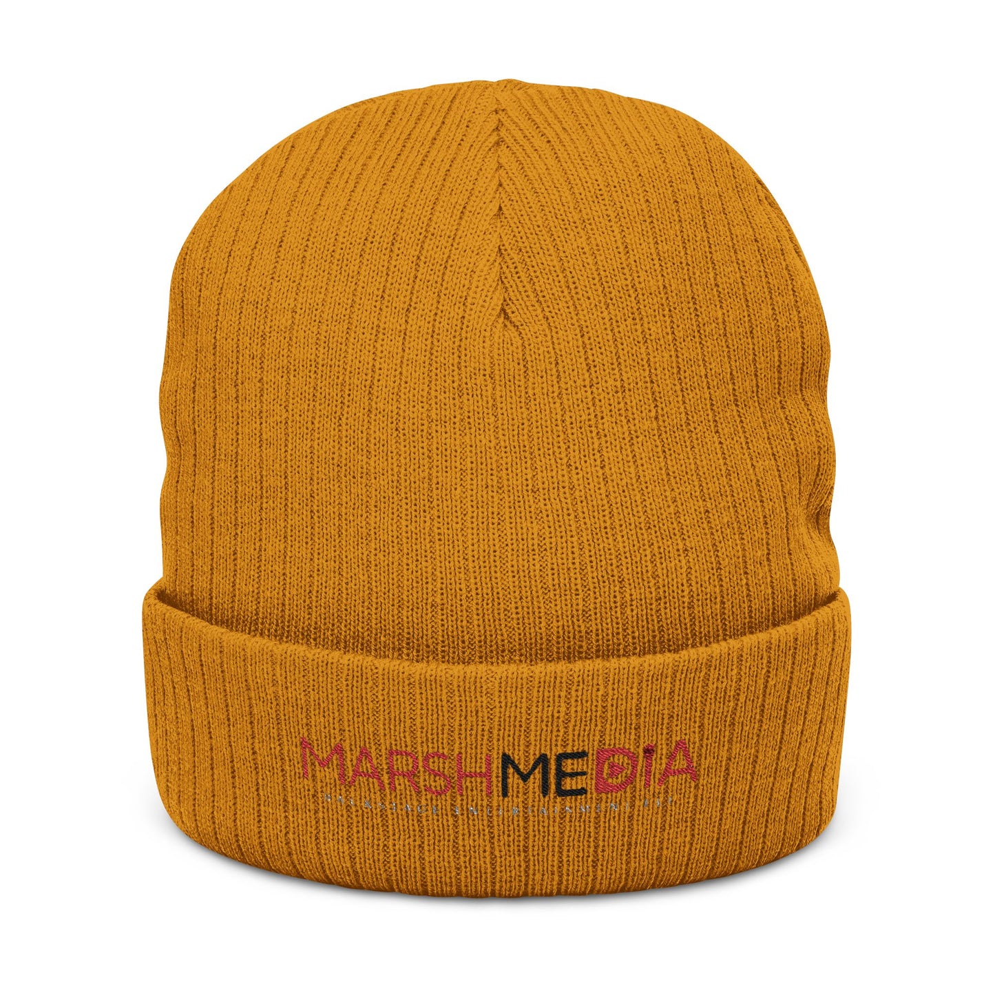 Stylish Ribbed Knit Beanie with Embroidery, Cozy Winter Hat, Customizable Headwear, Fashionable Accessory, Unisex Beanie for All Seasons