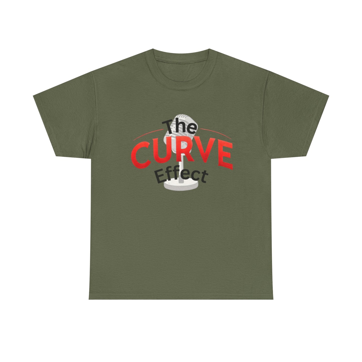 The Curve Effect Unisex Tee | Fun Graphic Shirt | Casual Wear, Gift for Friends, Music Lovers, Unique Style, Everyday Comfort