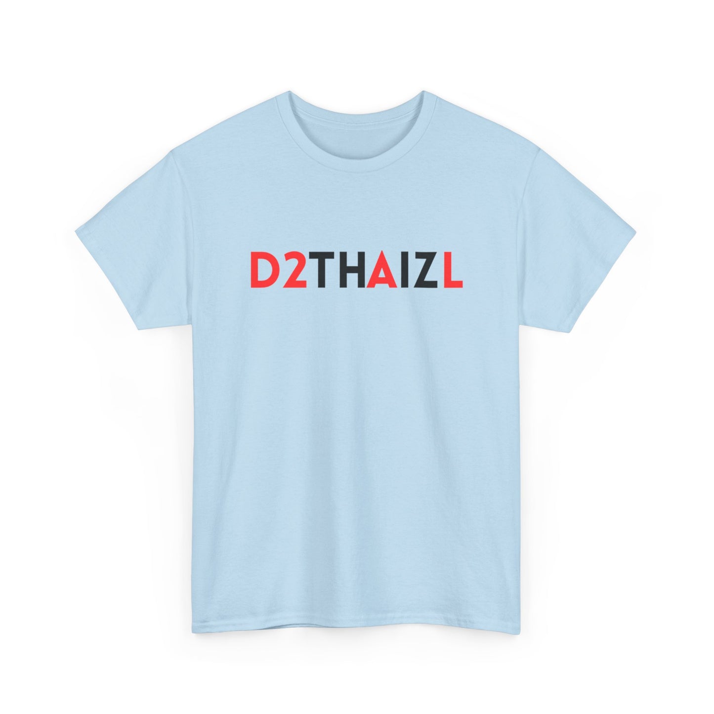 D2THAIZL Minimal Logo Tee — Graphic Logo White T-Shirt