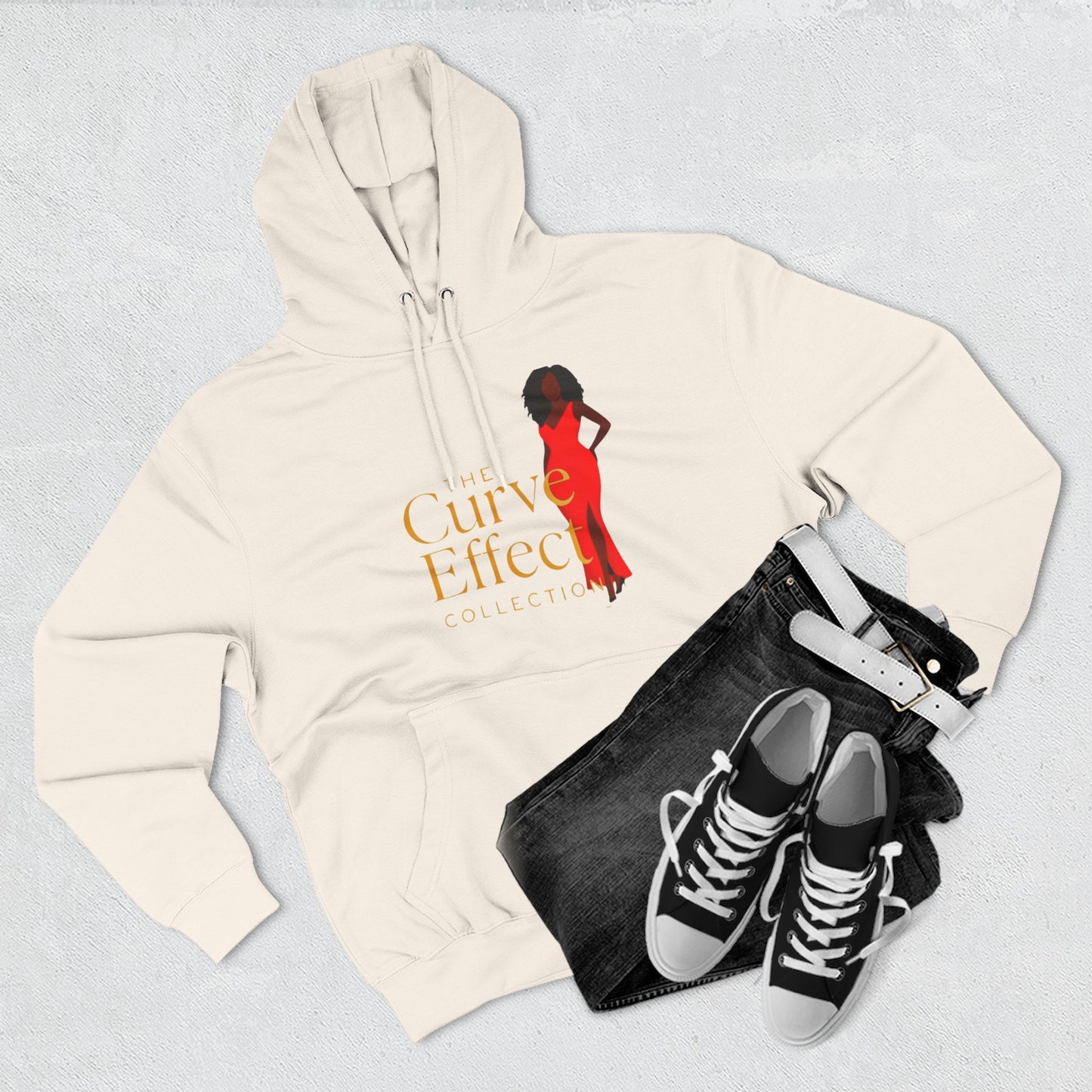 The Curve Effect Collection Fleece Hoodie