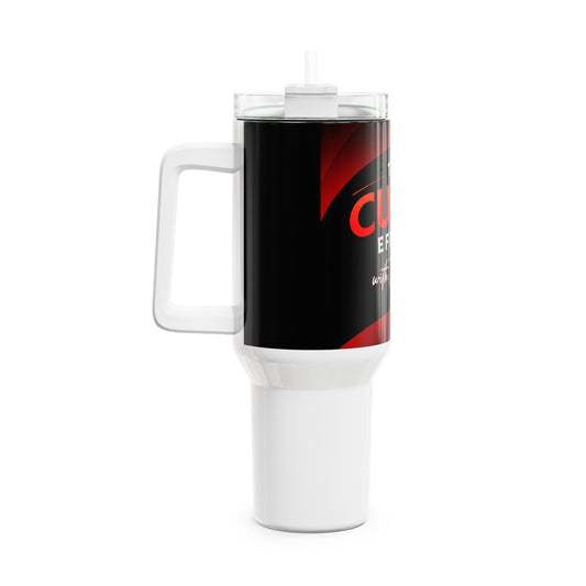 Curvy Effect Tumbler - 40oz Insulated Drinkware for Travel, Gym, and Everyday Use, Customizable Gift for Fitness Enthusiasts, Fun [...]