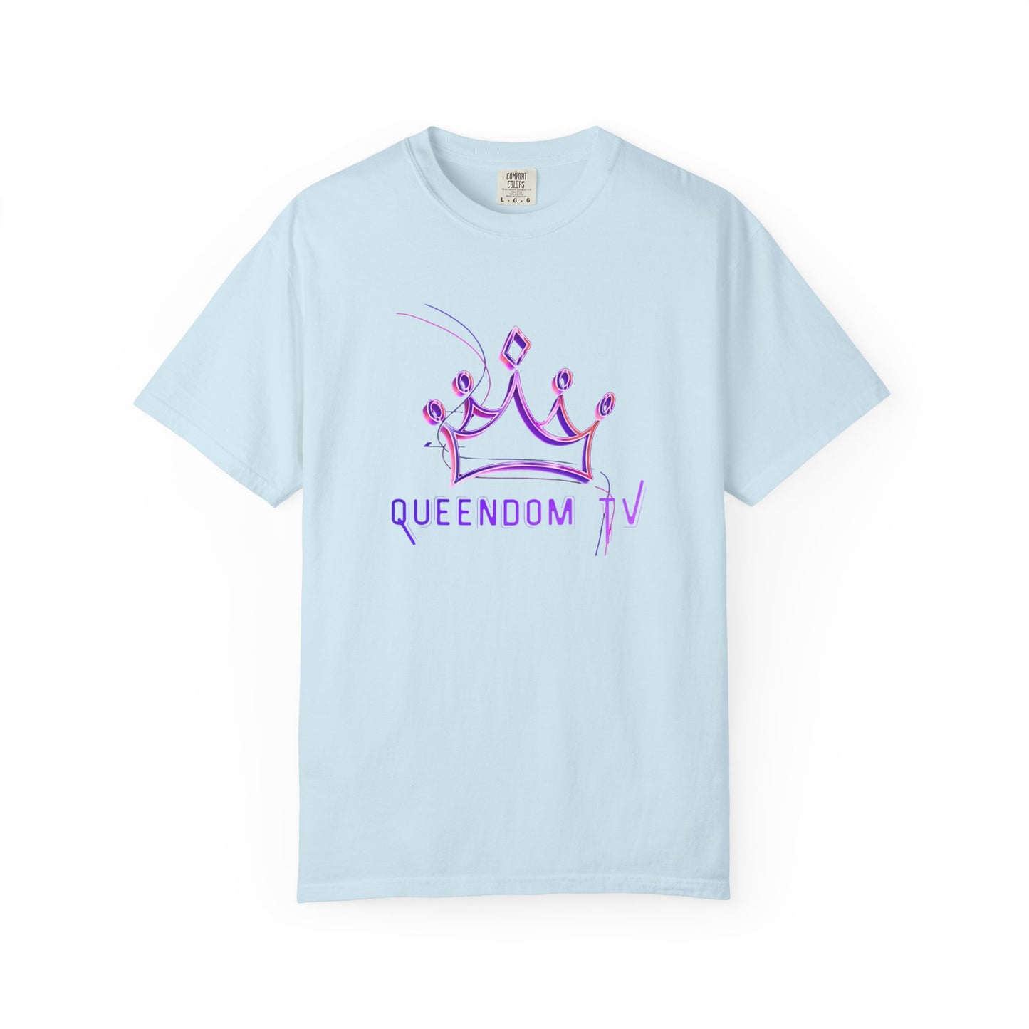 Queendom TV Crown T-Shirt — Feminine Purple Crown Graphic Tee