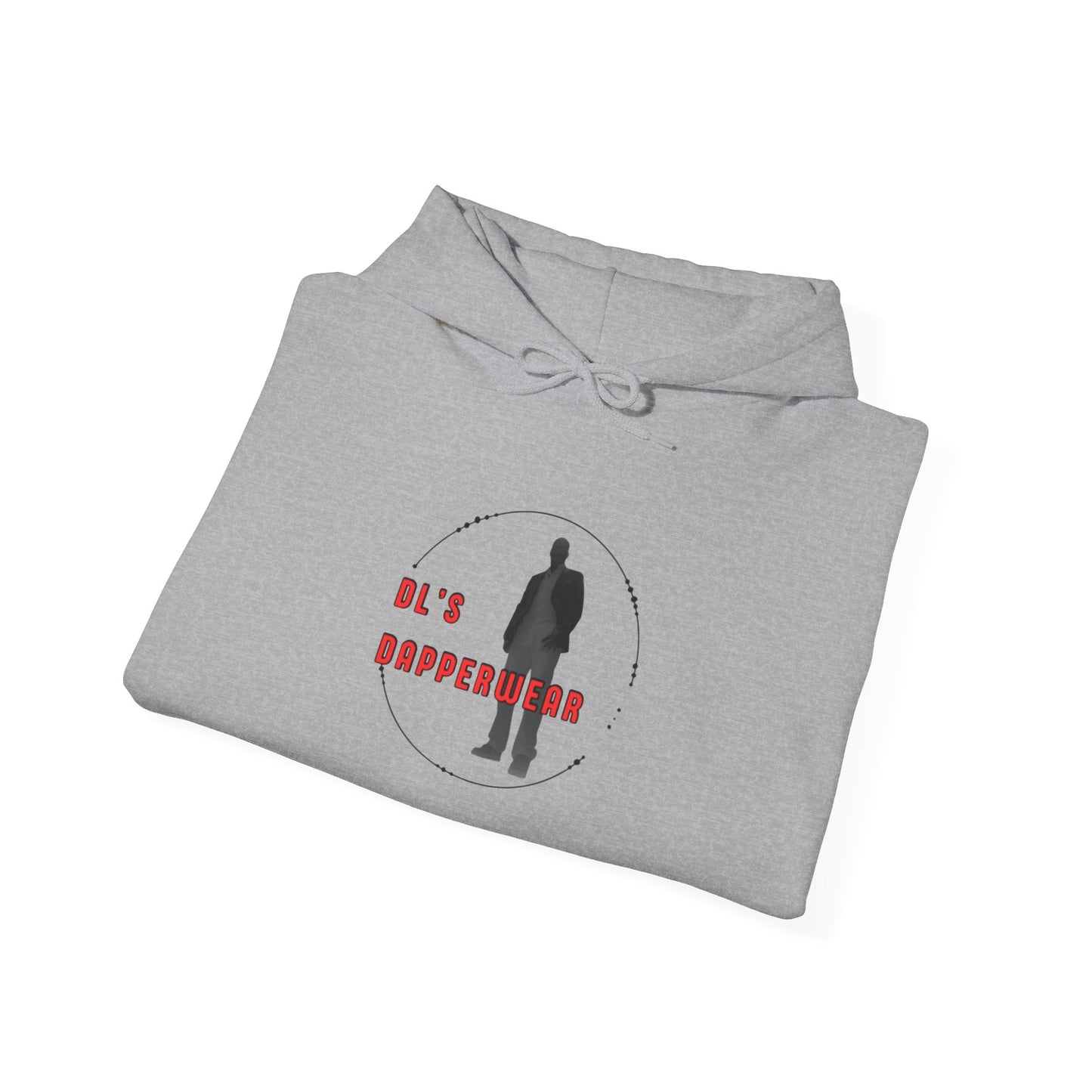 DL's Dapper Barber Hoodie — Men's Barber Shop Silhouette Sweatshirt