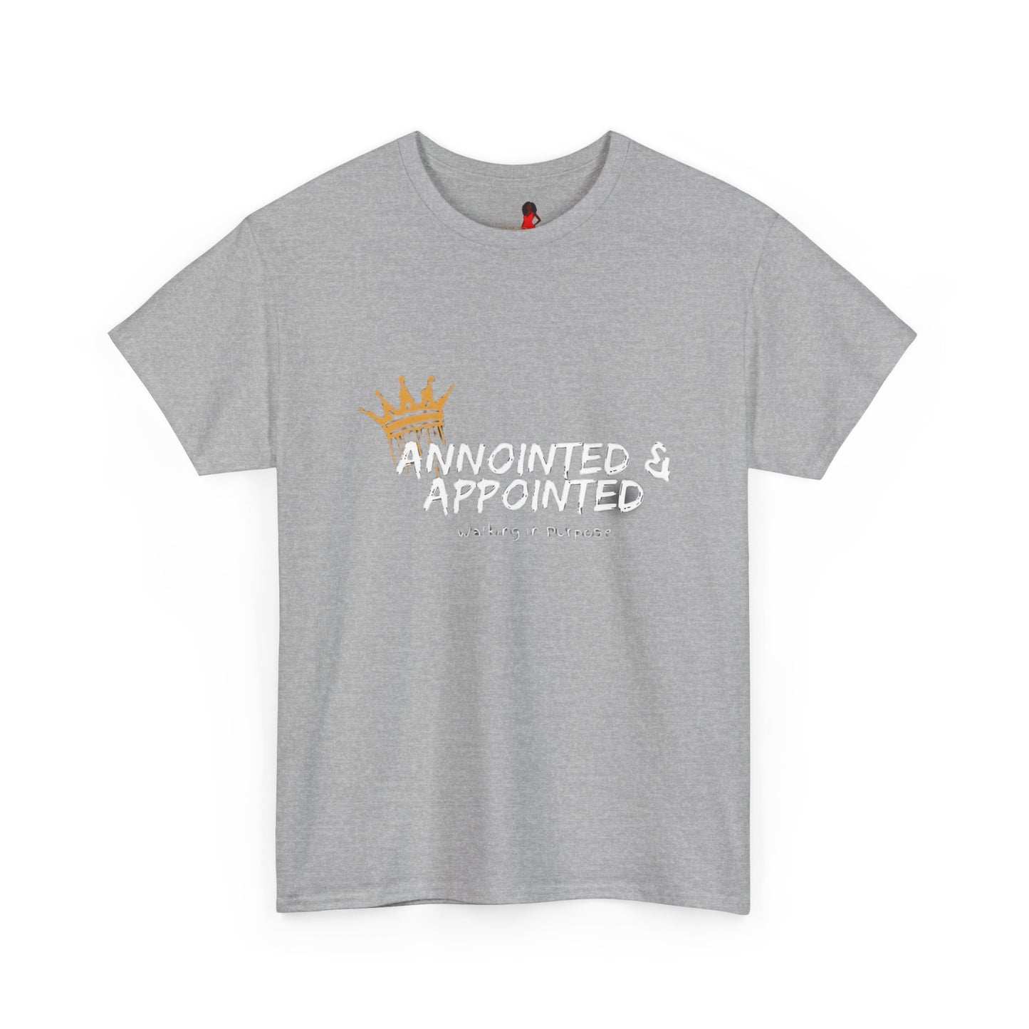 Crowned Unisex Heavy Cotton Tee, Casual T-Shirt, Gift for Friends, Everyday Wear, Birthday Present, Trendy Graphic Tee