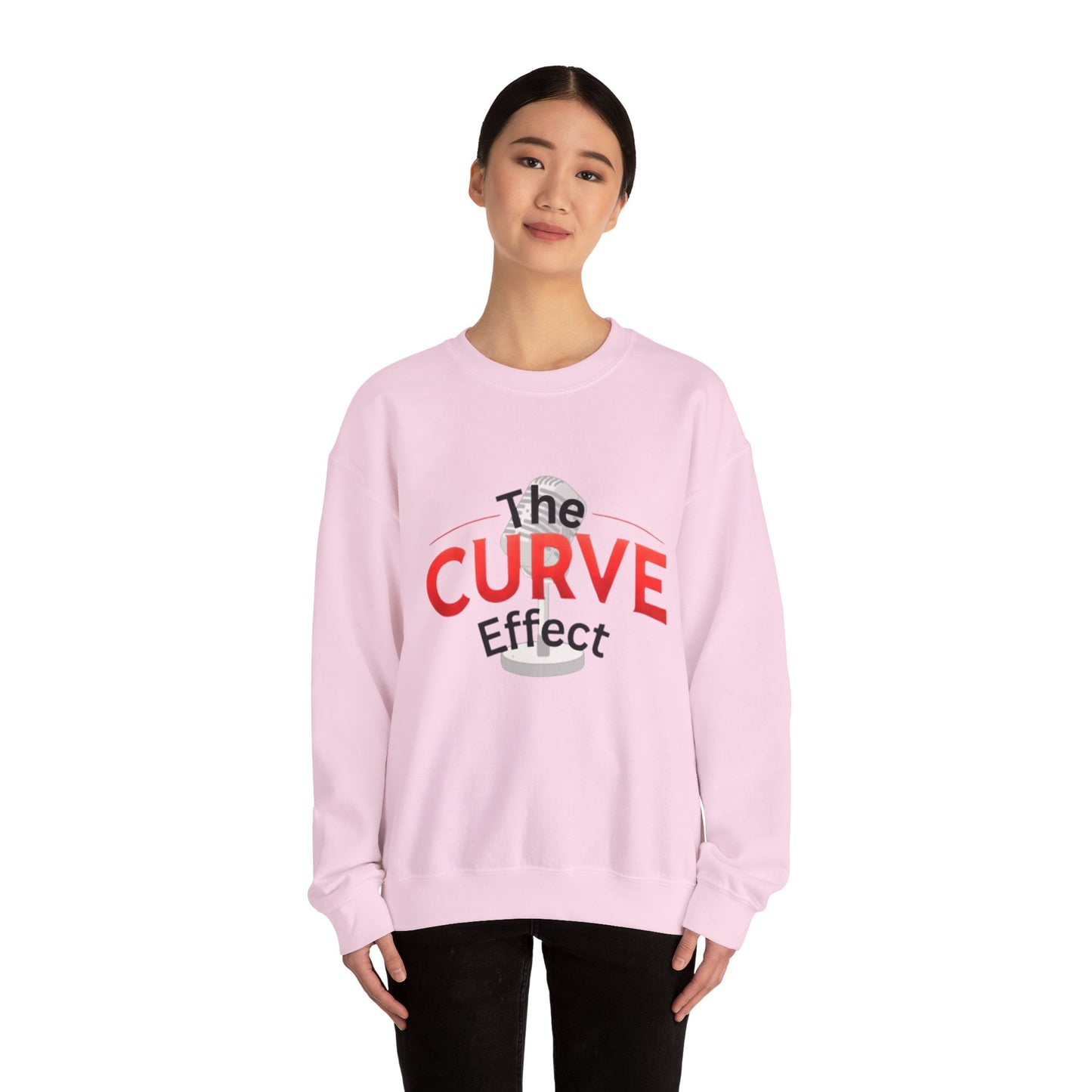 The Curve Effect Crewneck Sweatshirt, Comfortable Oversized Apparel, Ideal for Relaxed Outfits, Gift for Friends, Perfect for Casual [...]
