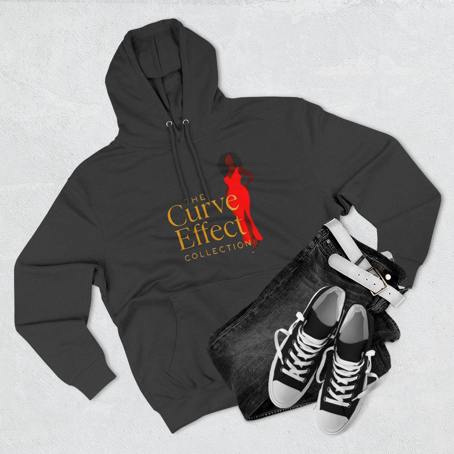 The Curve Effect Collection Fleece Hoodie