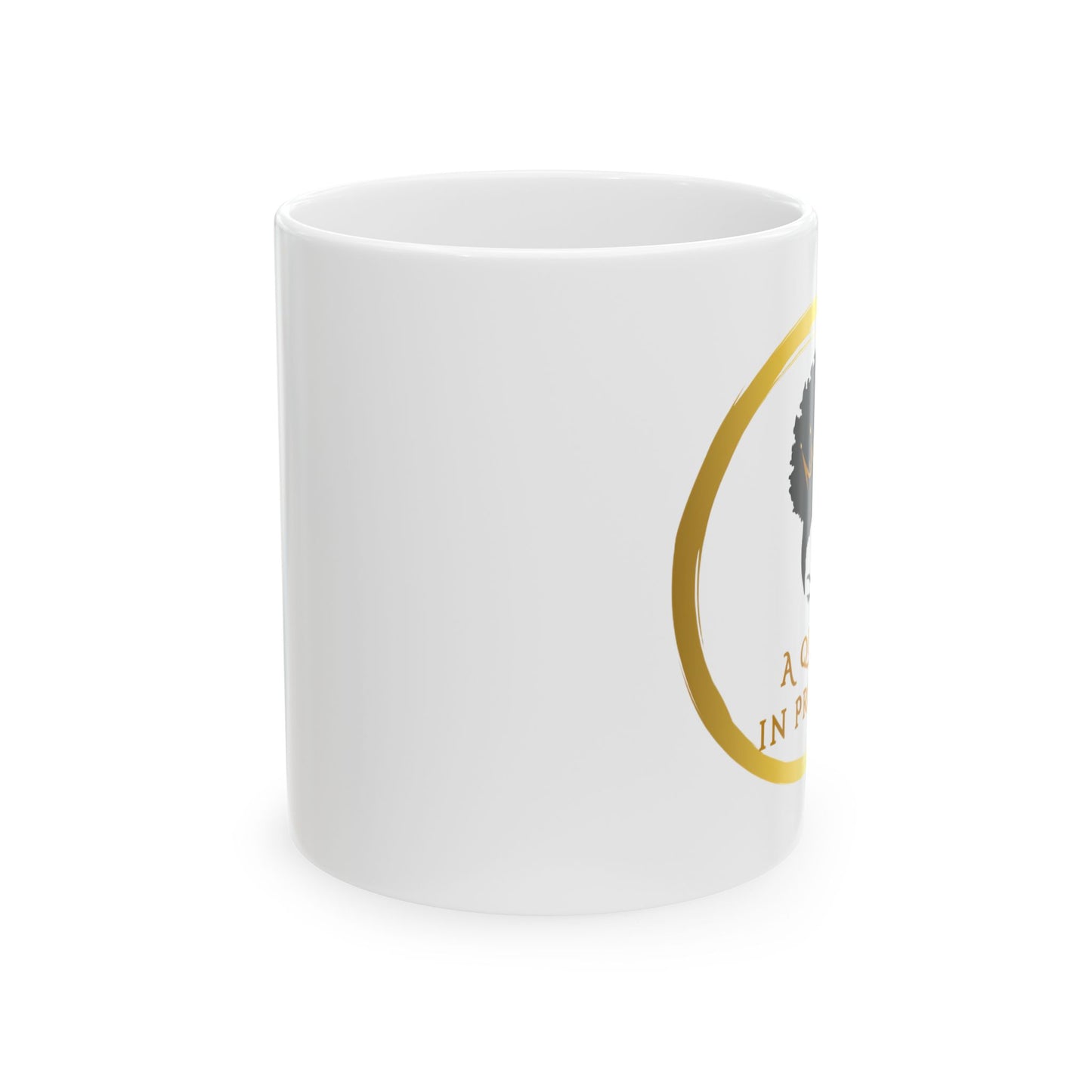 A Queen in Progress Ceramic Mug, Motivational Gift for Coffee Lovers, Home and Office Decor, Unique Birthday Present, 11oz and 15oz Options