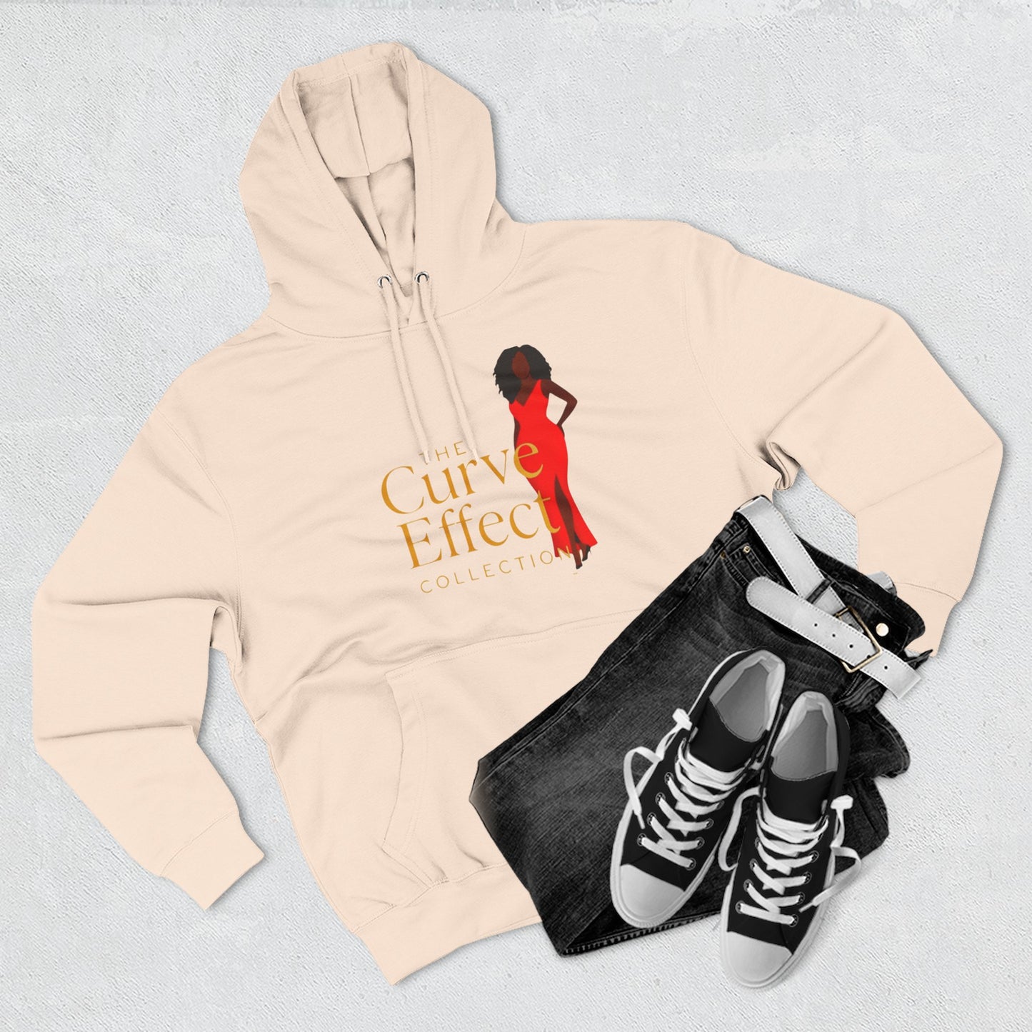 The Curve Effect Collection Fleece Hoodie