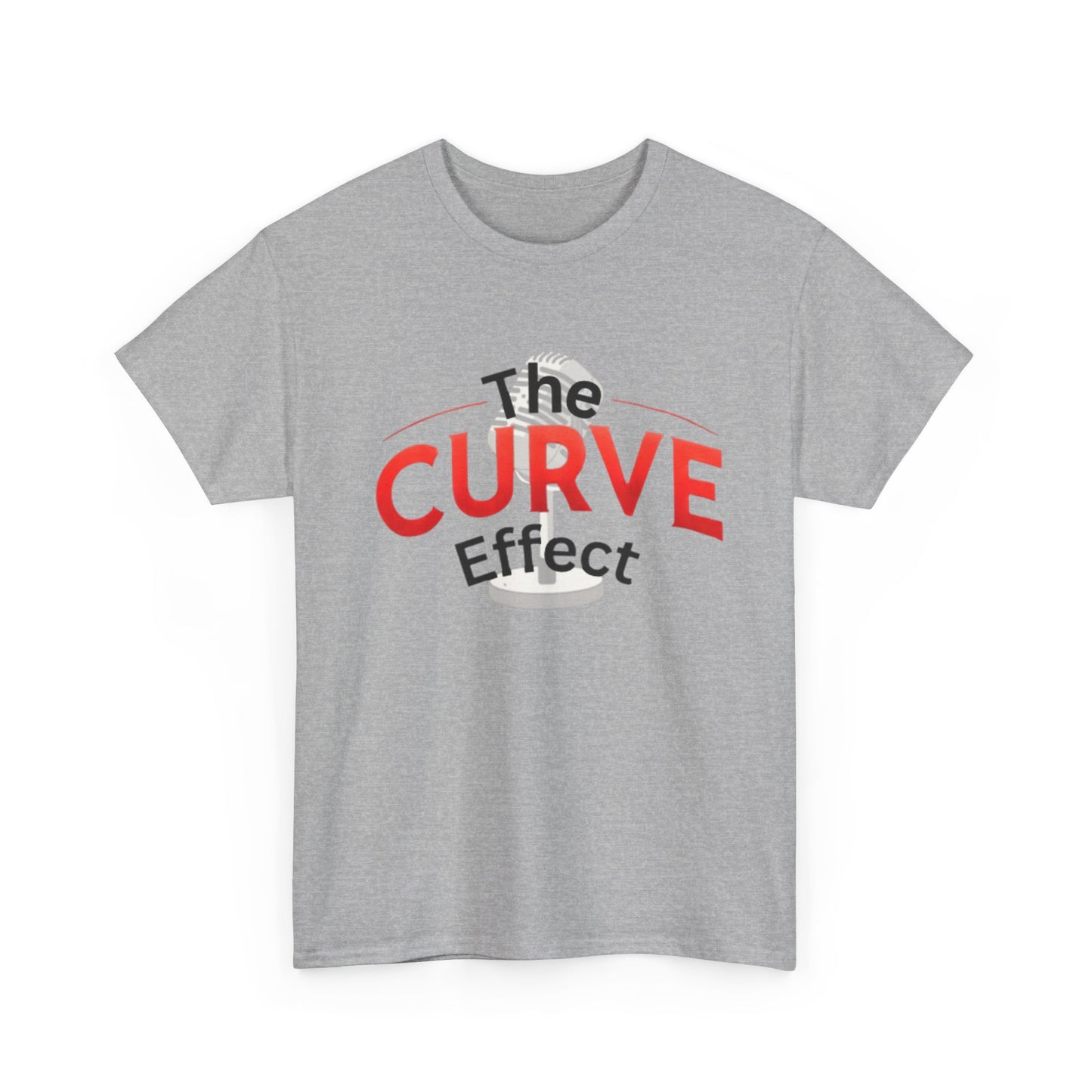 The Curve Effect Unisex Tee | Fun Graphic Shirt | Casual Wear, Gift for Friends, Music Lovers, Unique Style, Everyday Comfort