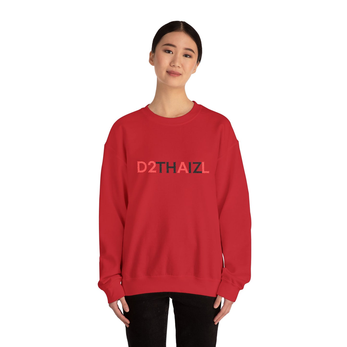 D2THAIZI Unisex Heavy Blend Sweatshirt, Cozy Crewneck Sweatshirt, Gift for Him/Her, Casual Fashion, Everyday Wear, Trendy Sweatshirt