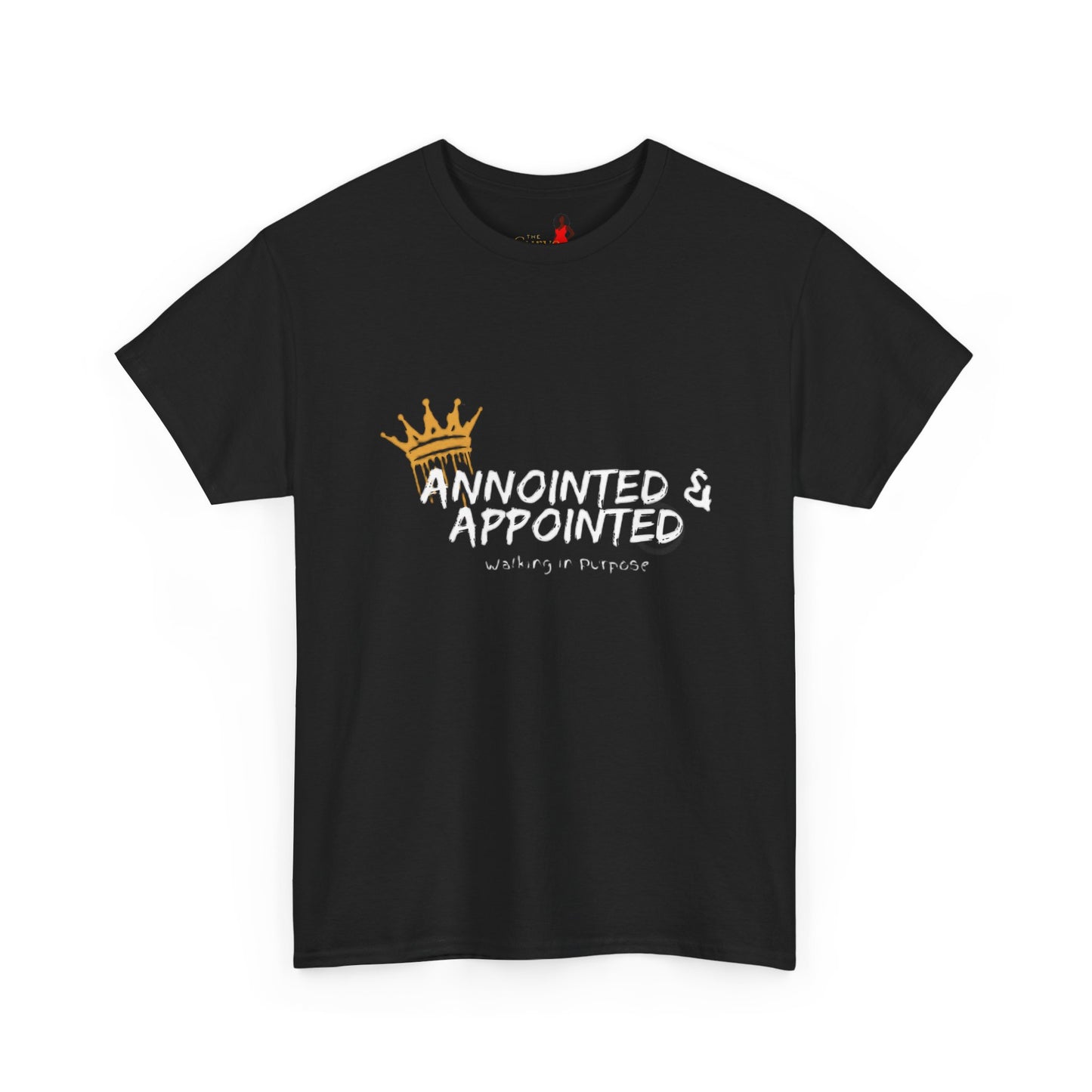 Crowned Unisex Heavy Cotton Tee, Casual T-Shirt, Gift for Friends, Everyday Wear, Birthday Present, Trendy Graphic Tee