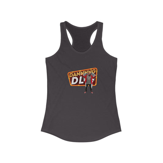 Danning DL Racerback Tank, Trendy Workout Top, Casual Summer Shirt, Gift for Fitness Lovers, Everyday Style Tank