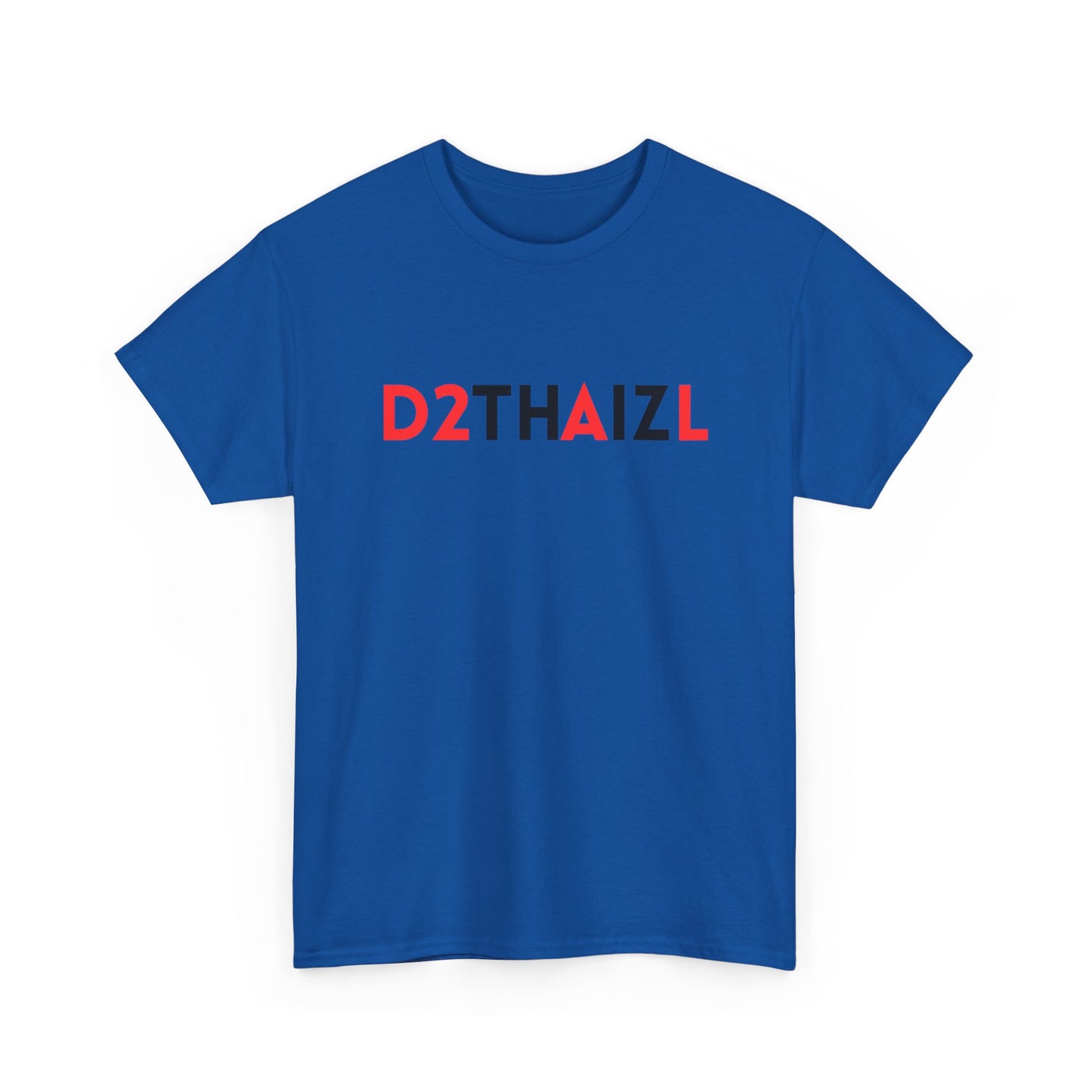 D2THAIZL Minimal Logo Tee — Graphic Logo White T-Shirt