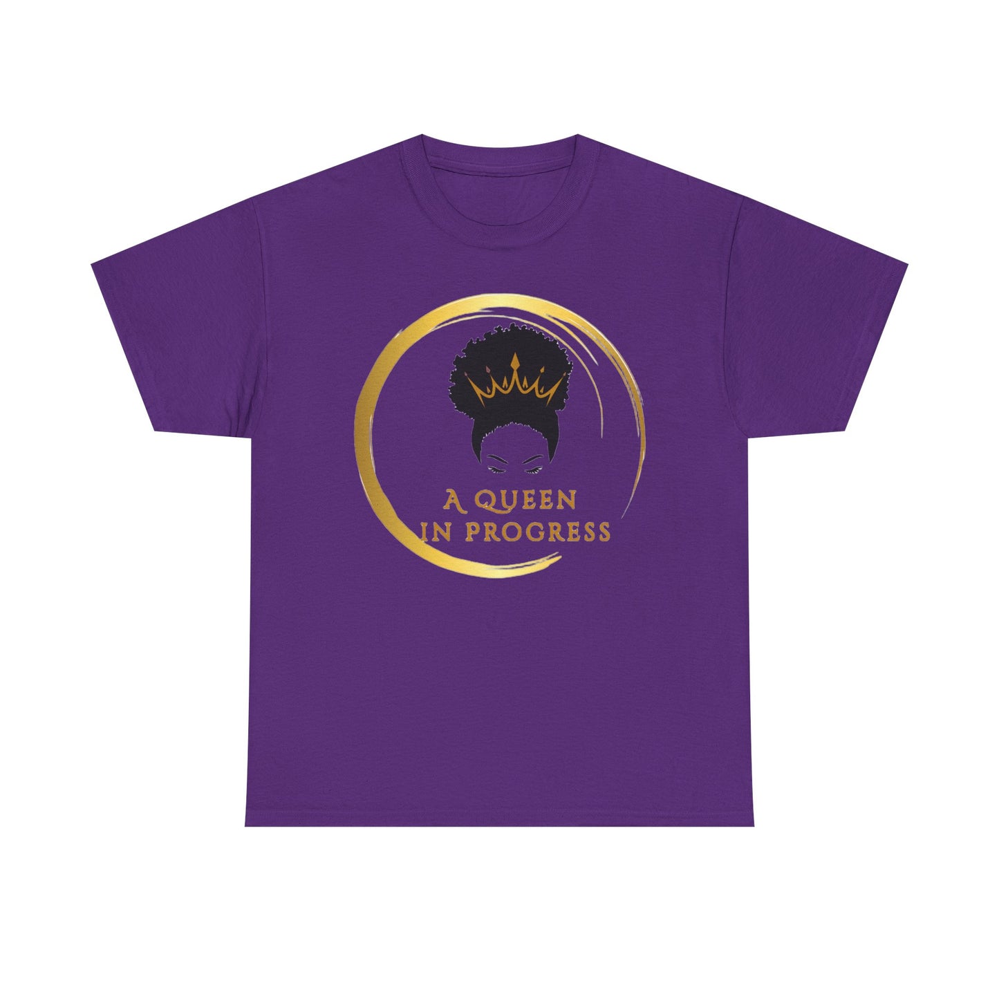 Empowering Queen Tee - A Queen in Progress, Inspirational Shirt, Gift for Her, Motivational Apparel, Birthday Gift, Self-Love Fashion