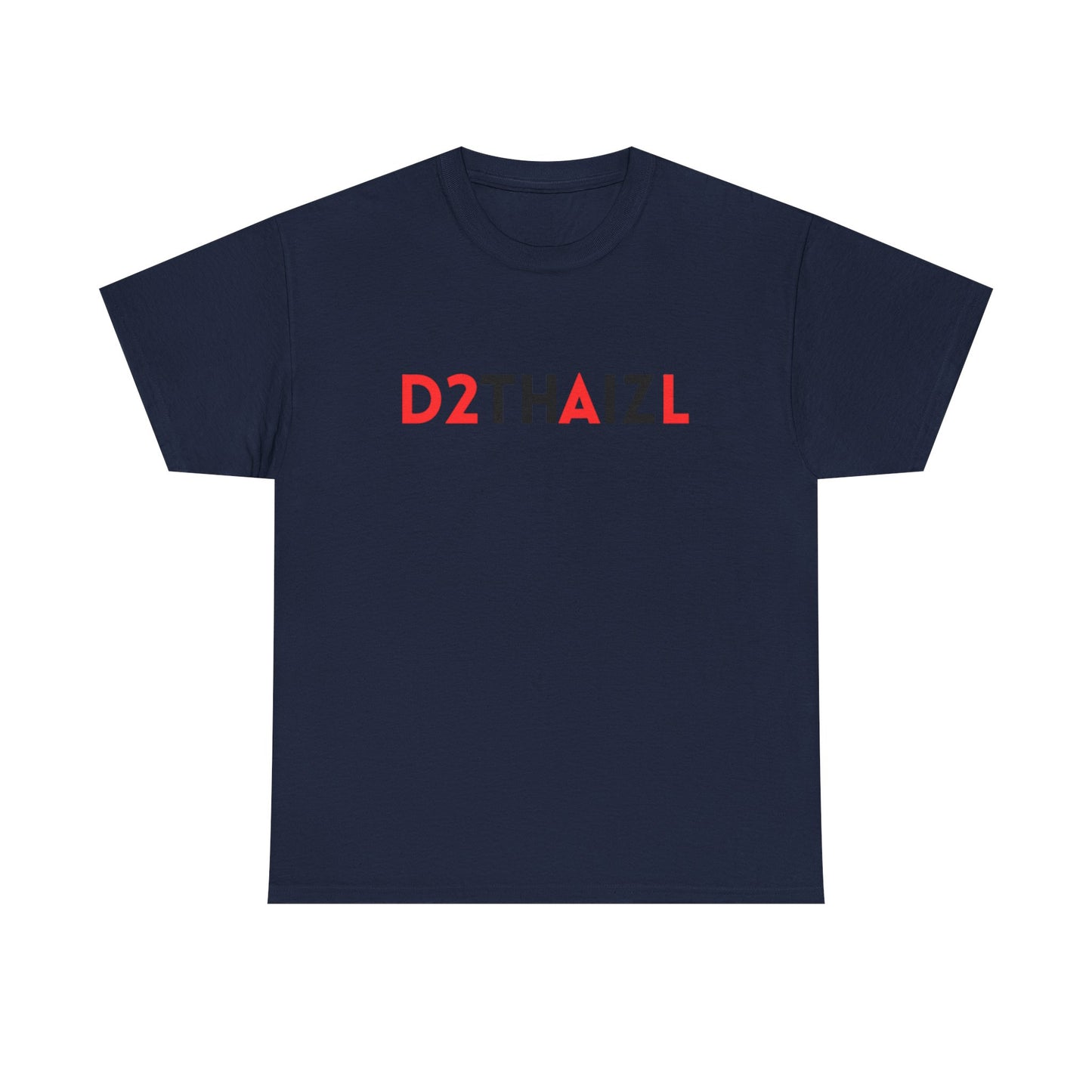 D2THAIZL Minimal Logo Tee — Graphic Logo White T-Shirt