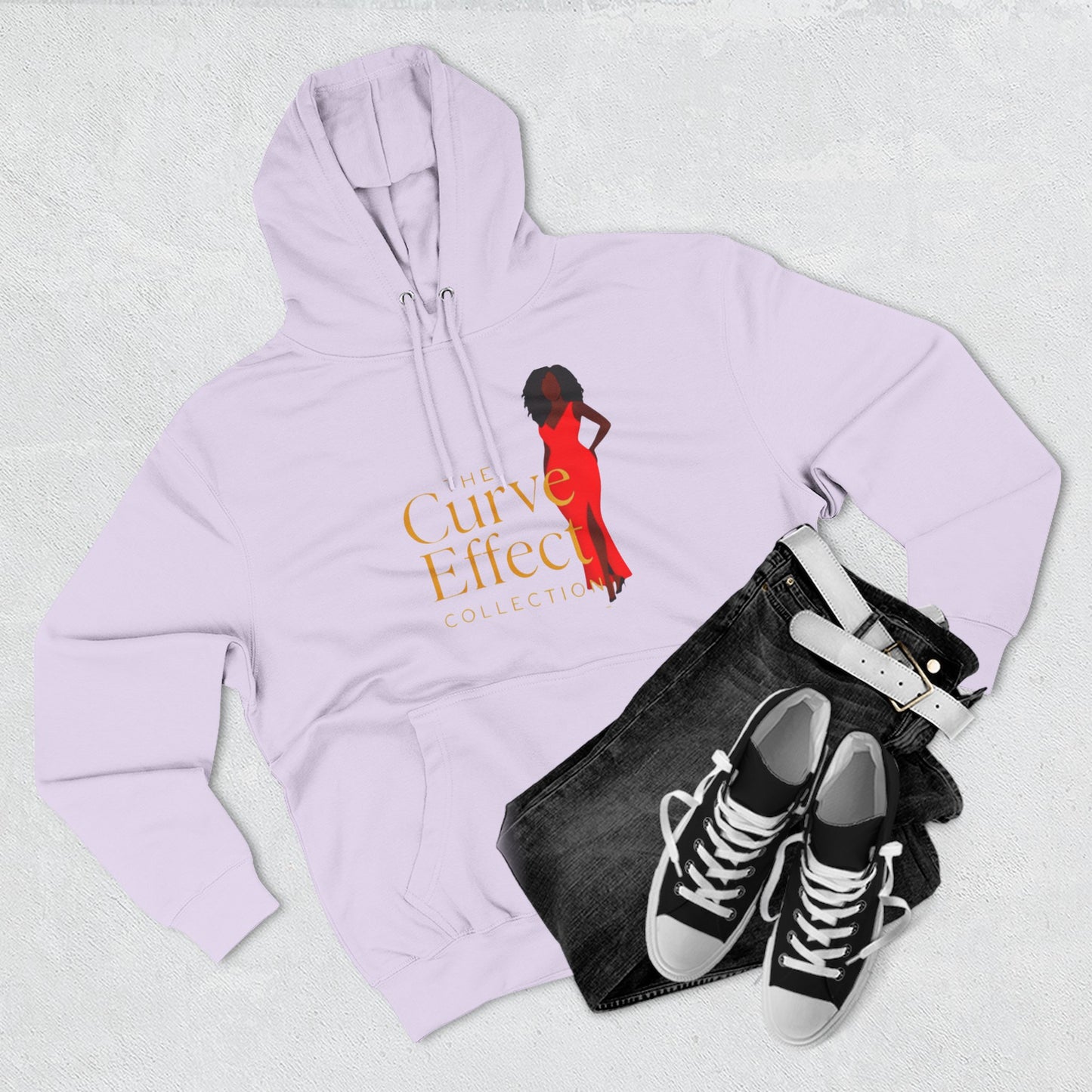 The Curve Effect Collection Fleece Hoodie