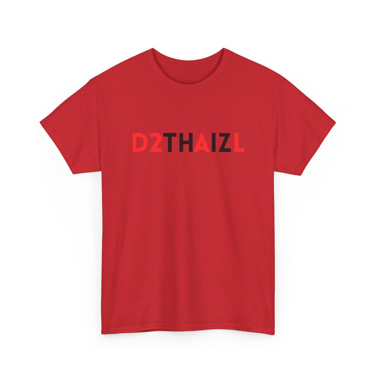 D2THAIZL Minimal Logo Tee — Graphic Logo White T-Shirt