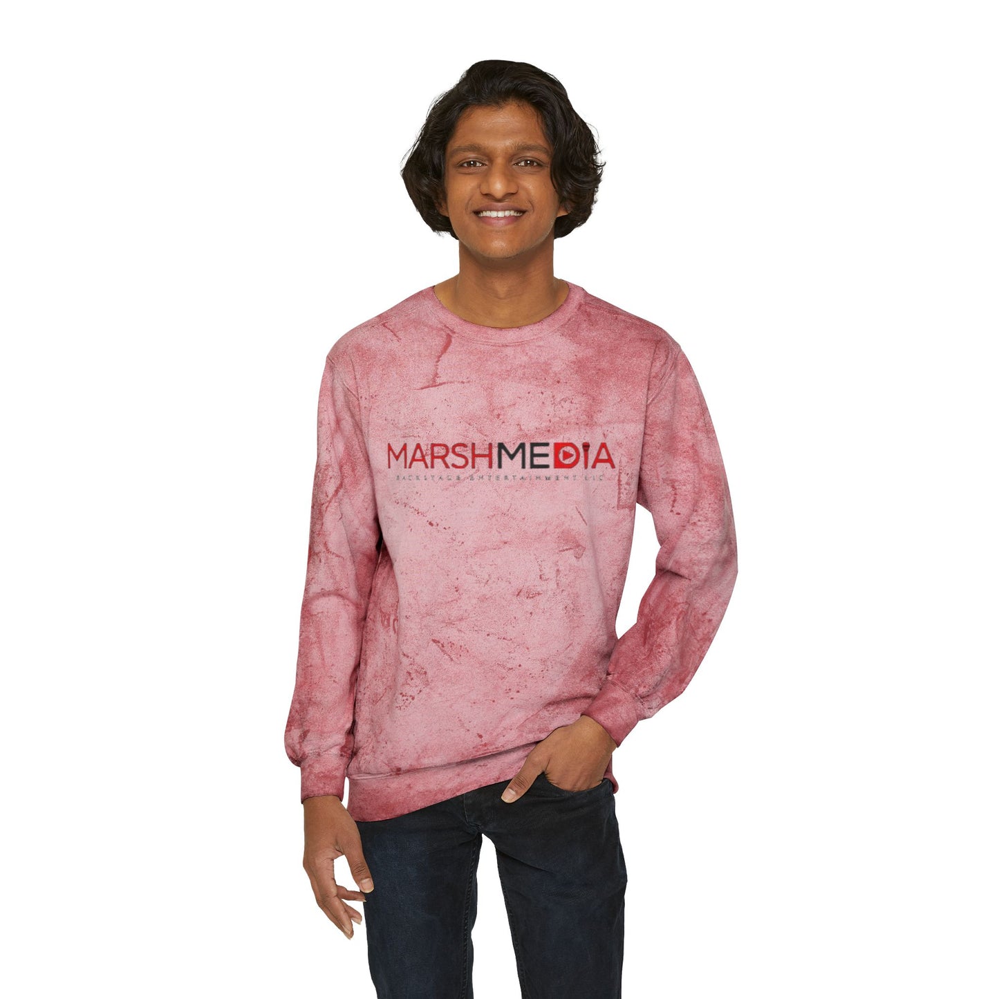 MarshMedia Tie-Dye Crewneck Sweatshirt