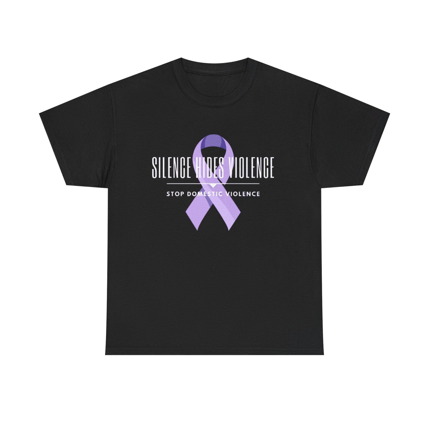 Awareness Ribbon Tee, Purple Ribbon Shirt, Supportive Cotton Top, Gift for Loved Ones, Unisex Casual Wear, Fundraiser Shirt