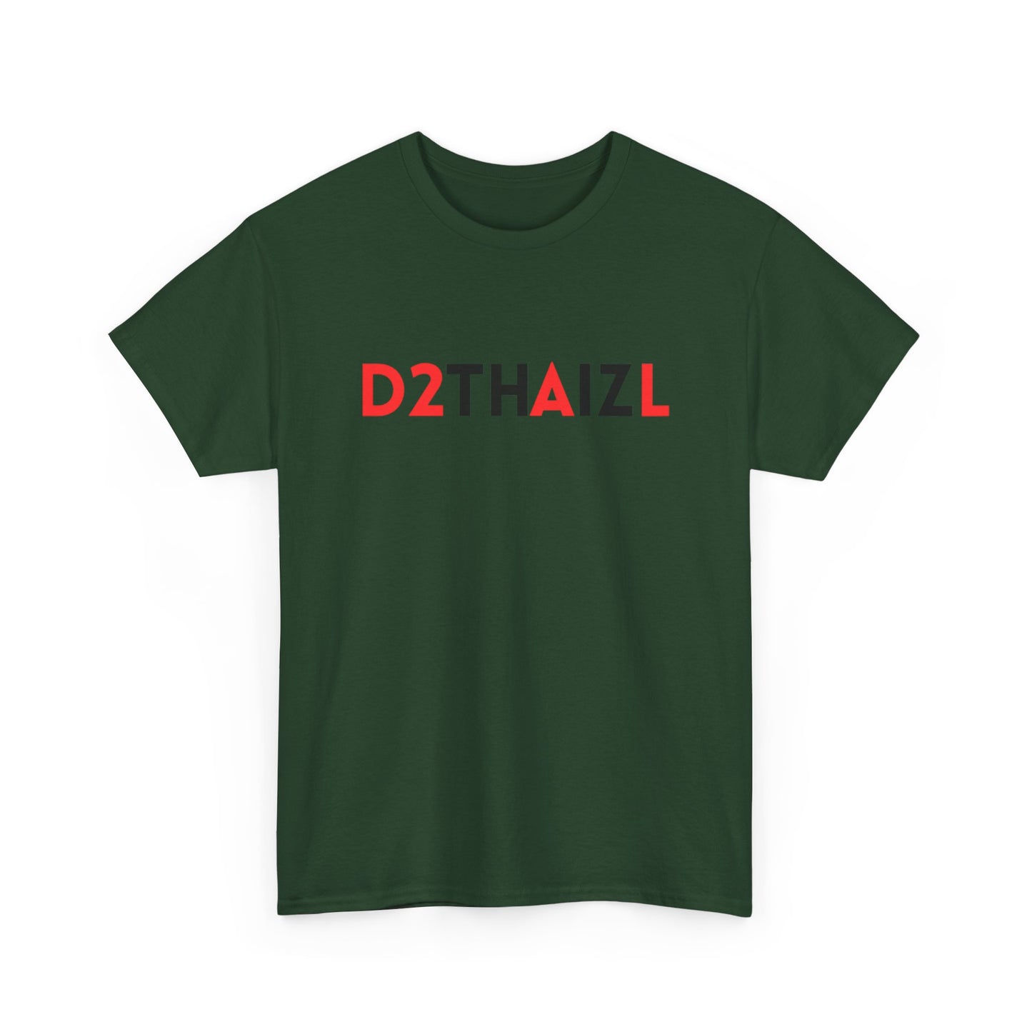 D2THAIZL Minimal Logo Tee — Graphic Logo White T-Shirt